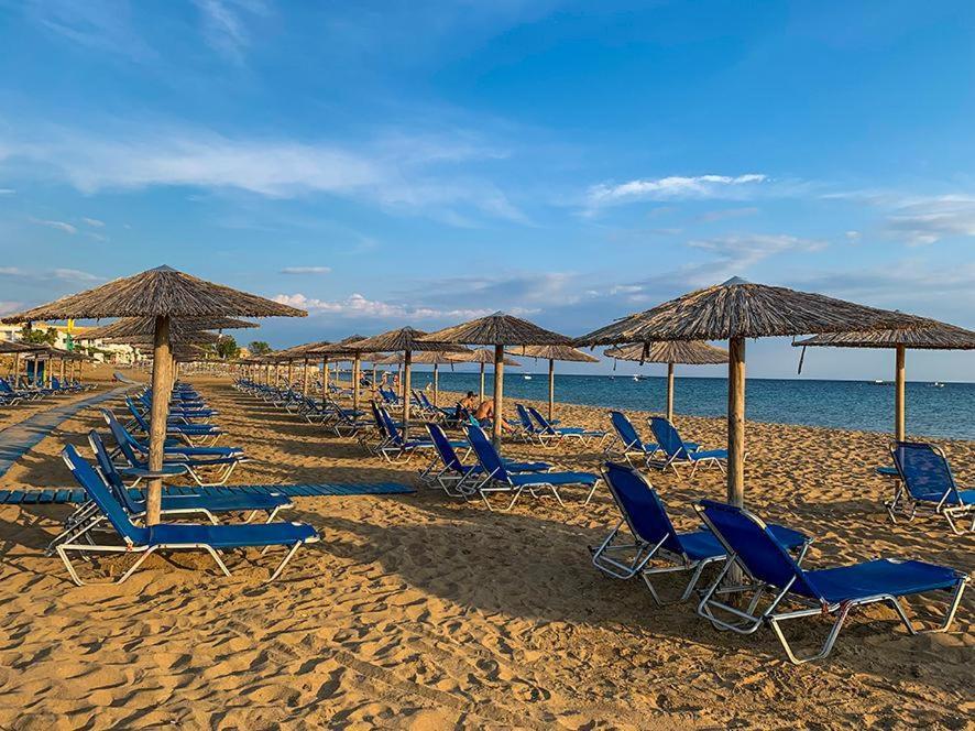 Aris Seaside Issos Beach Agios Georgios  Exterior foto